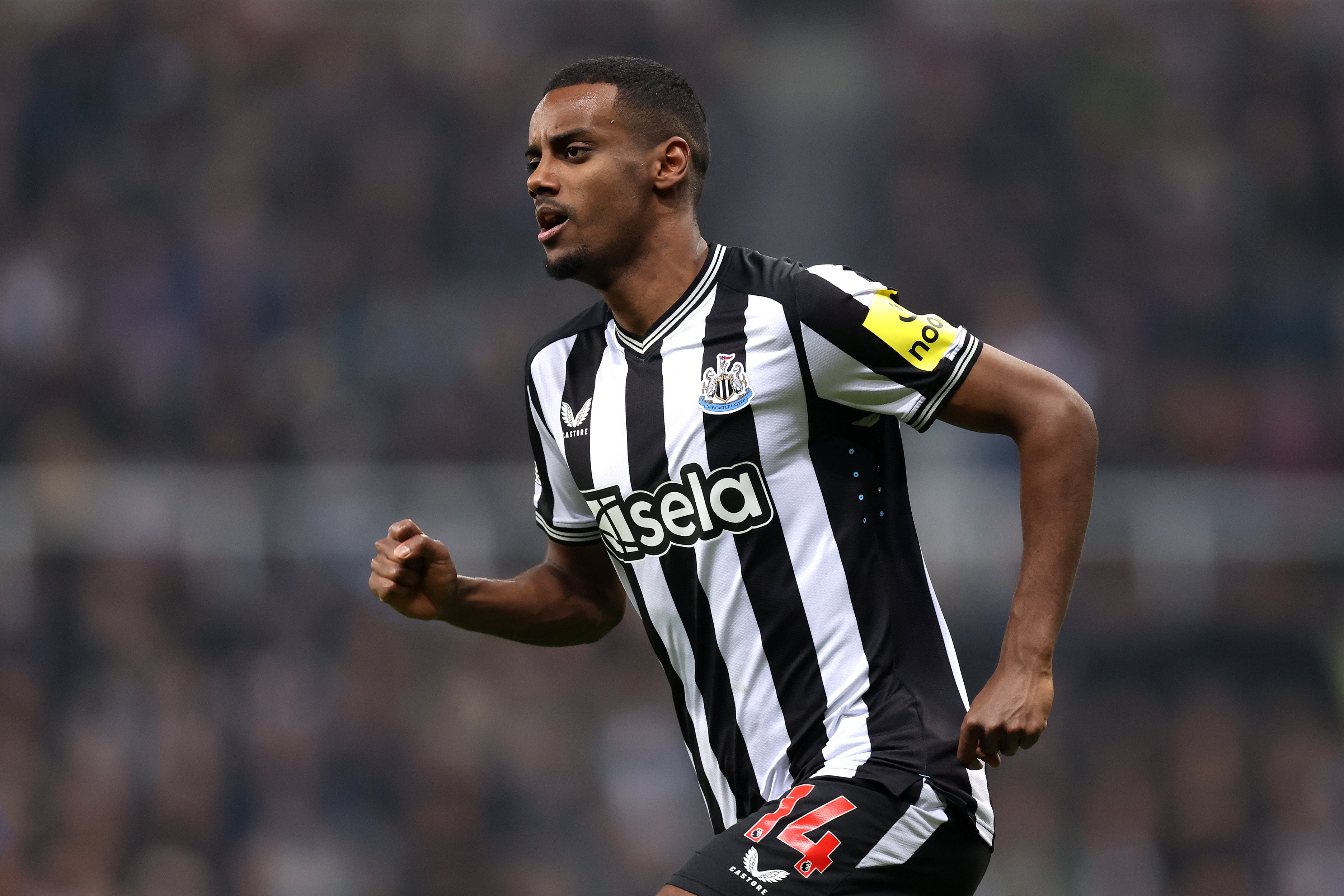 Newcastle striker Alexander Isak