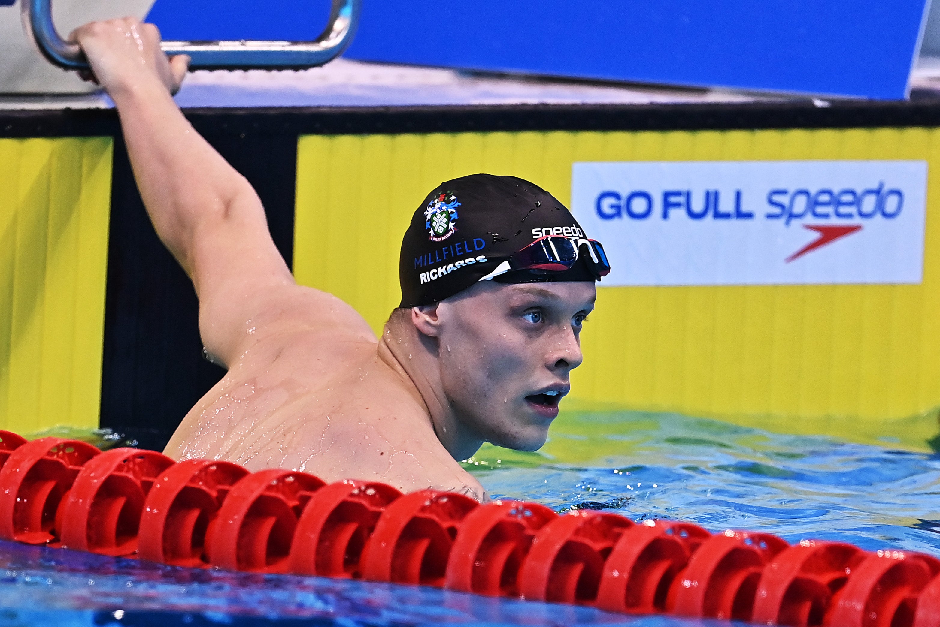 Matt Richards took victory in a thrilling men’s 200m freestyle final