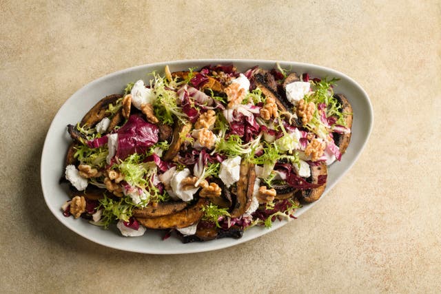 Food-MilkStreet-Frisée And Mushroom Salad