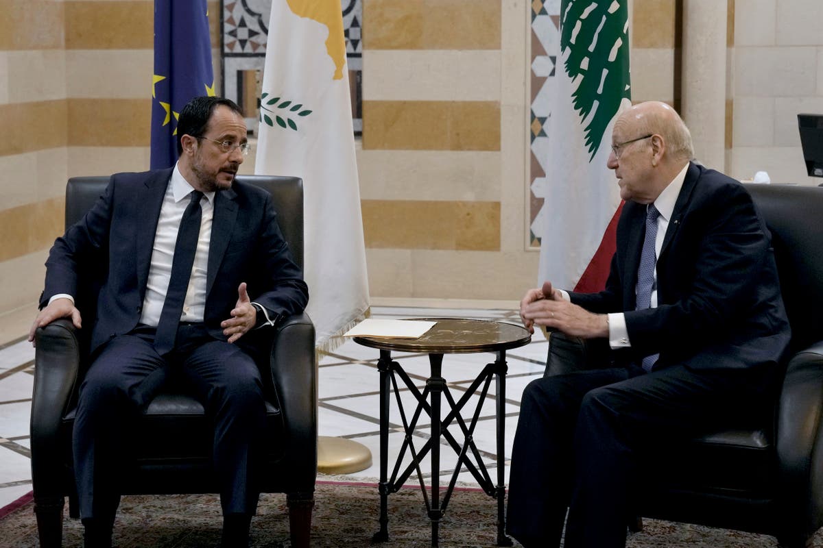 Cyprus president and Lebanese caretaker premier urge EU financial aid to curb migration from Lebanon