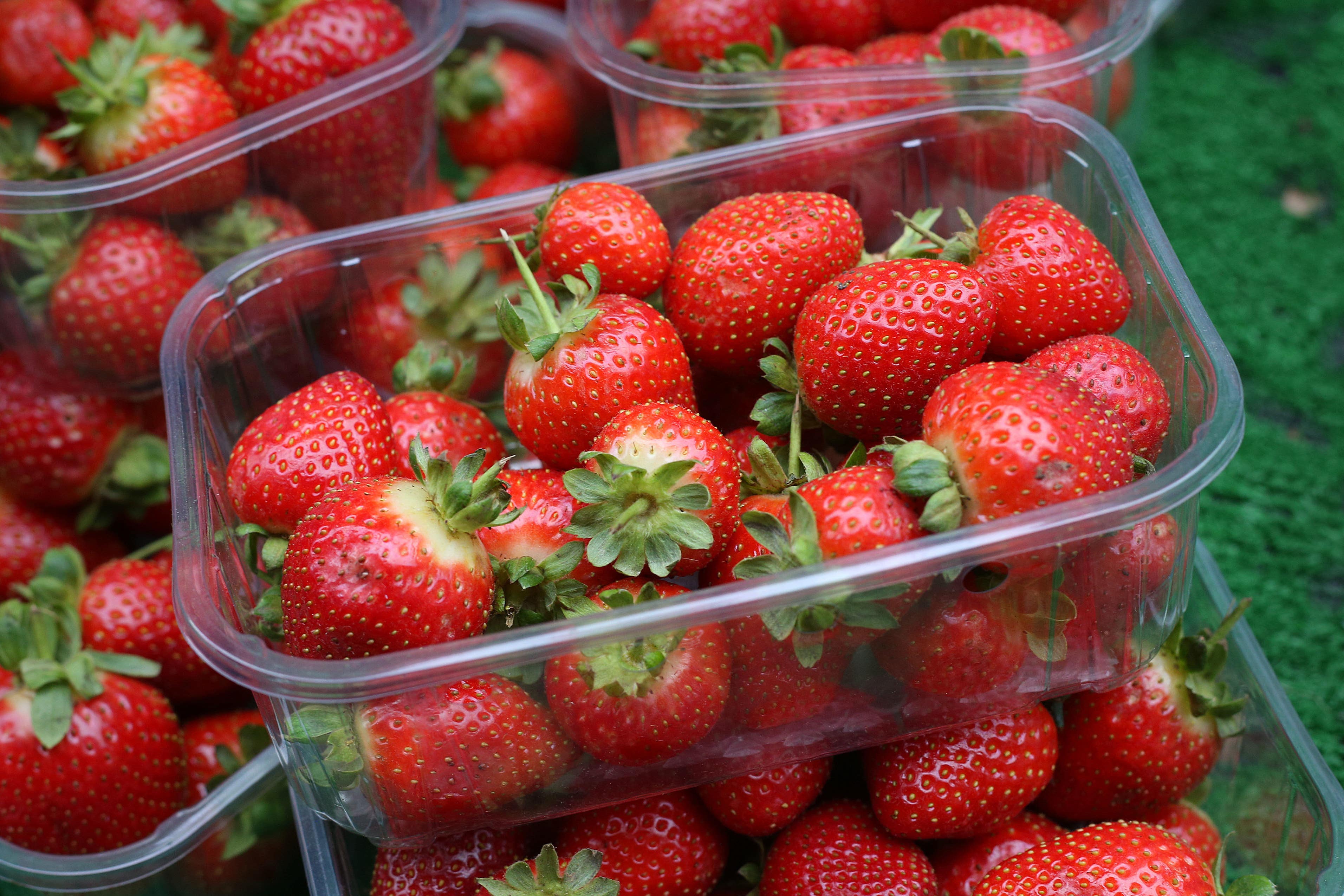 Government tests found PFAs in strawberries (Philip Toscano/PA)