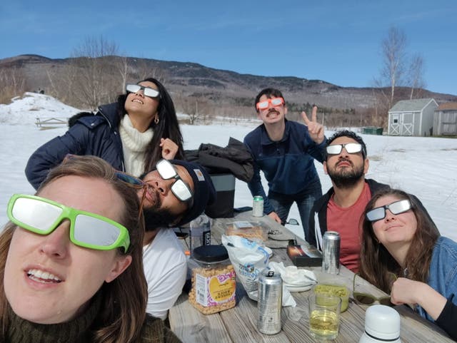 <p>Eclipse chasers gathered in Vermont</p>