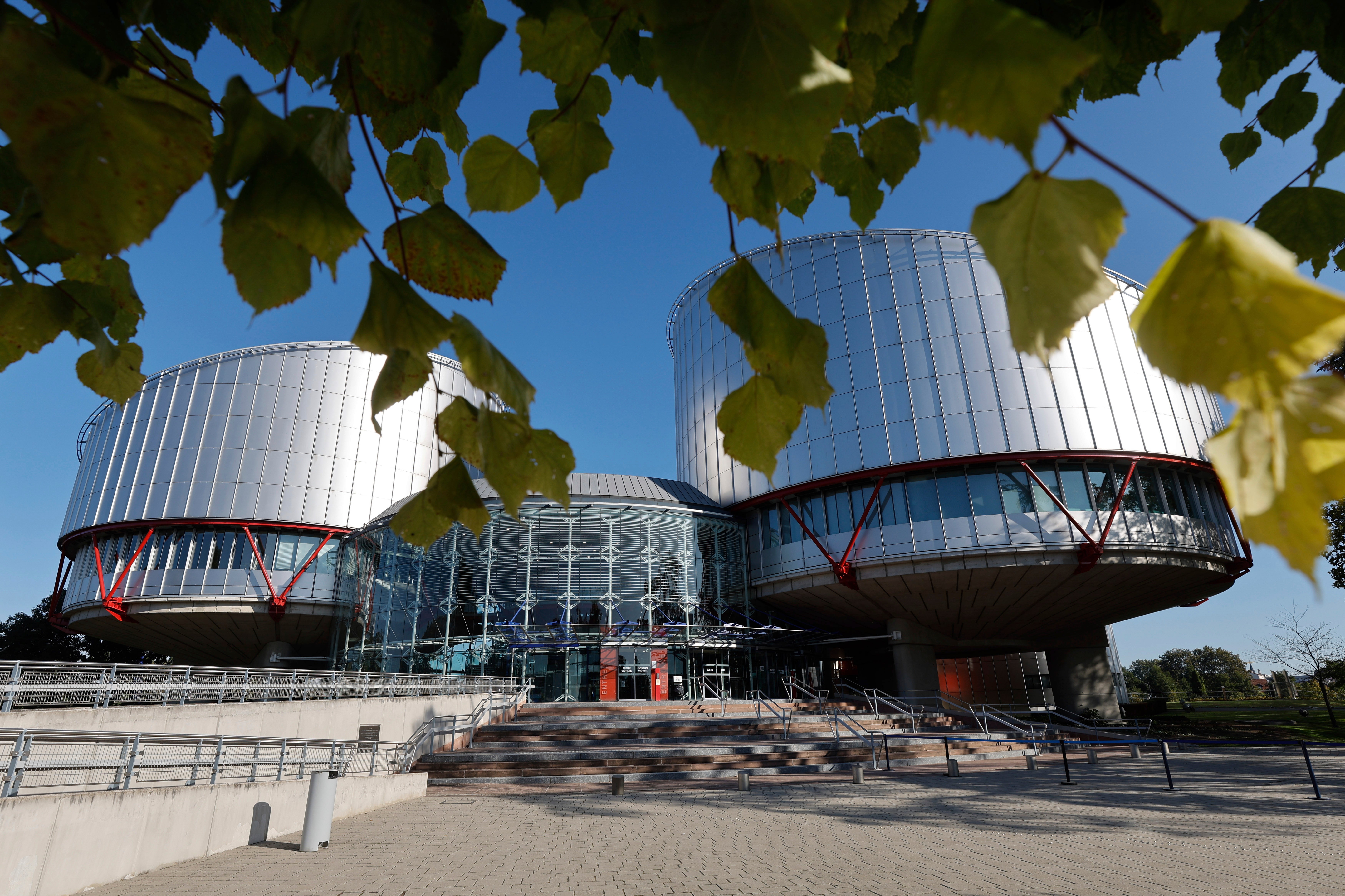 View of the European Court of Human Rights in Strasbourg