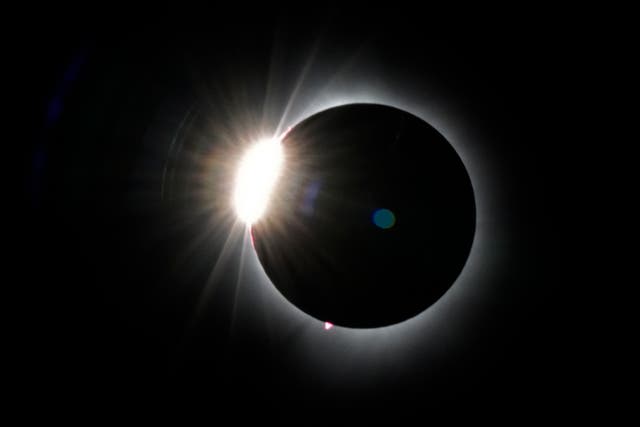 <p>APTOPIX Total Solar Eclipse Maine</p>