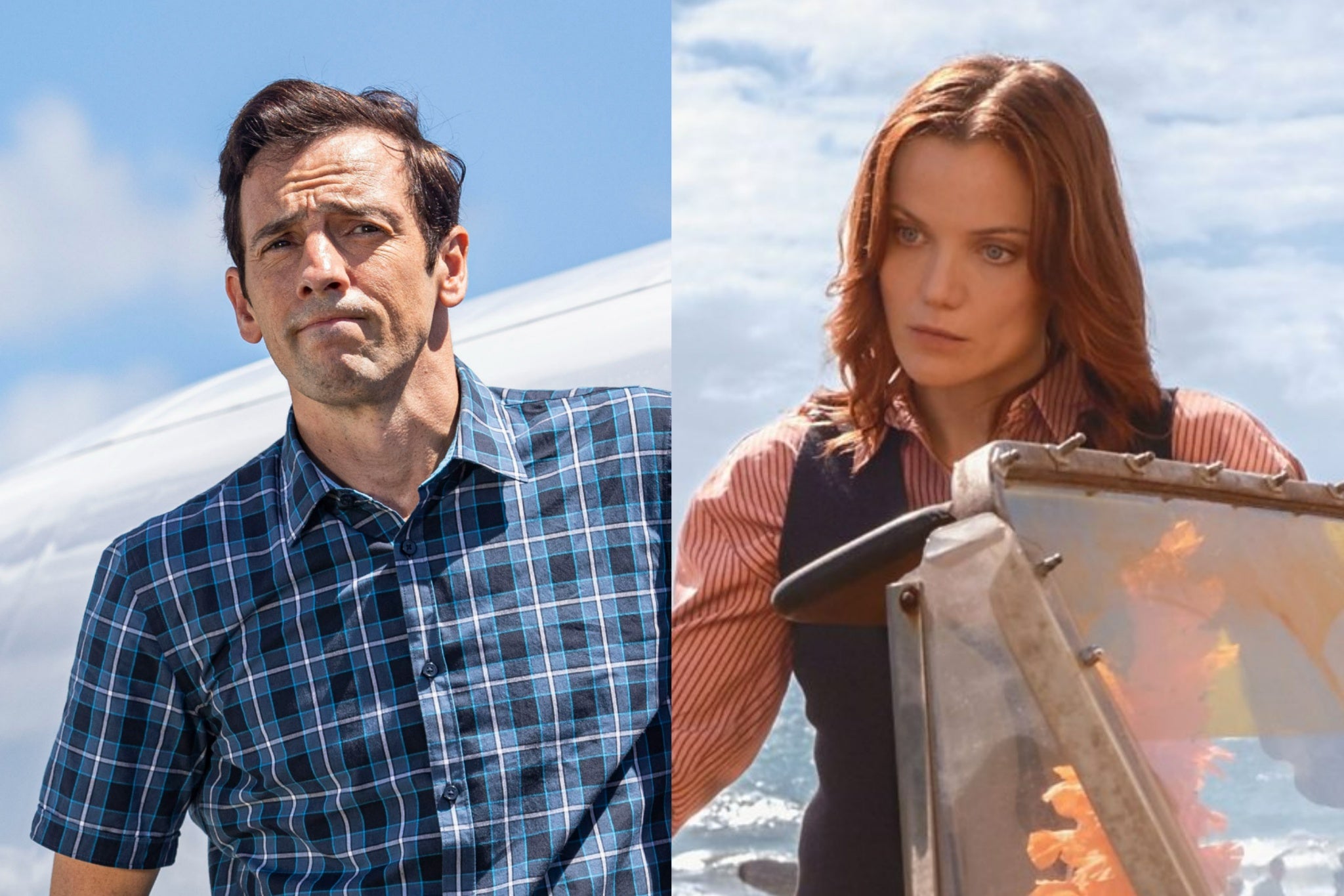 <p>Ralf Little and Anna Samson as the leads of Death in Paradise and Return to Paradise</p>