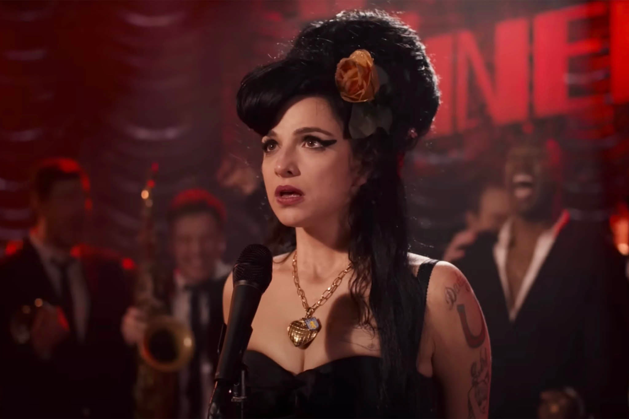 Abela in the Amy Winehouse biopic ‘Back to Black’