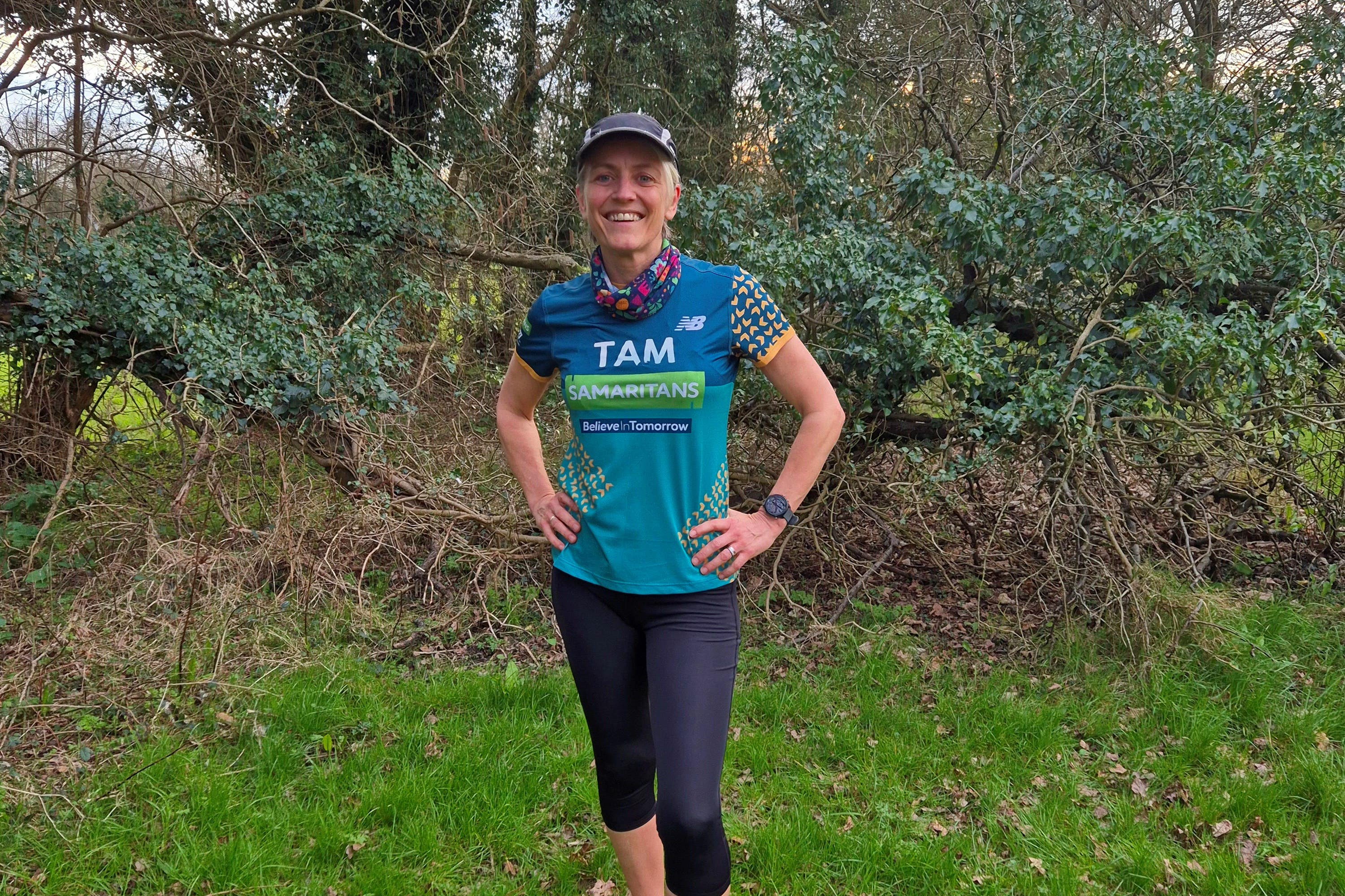 Squadron Leader Tamsin Wakeham will run the TCS London Marathon on April 21 for Samaritans (Handout/PA)