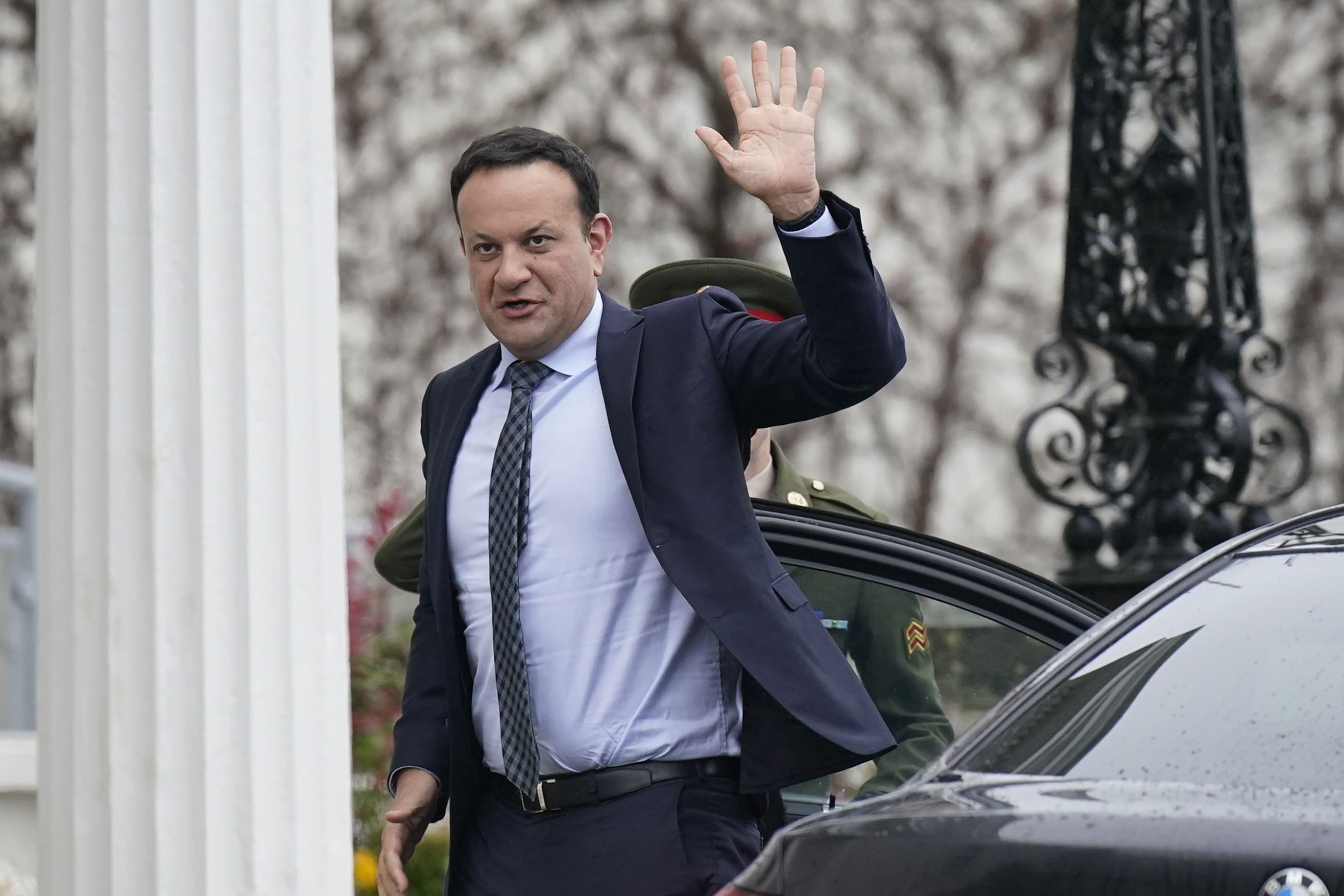 Leo Varadkar has made his final speech in the Dail parliament before a vote to select a new leader of the Government (Niall Carson/PA)