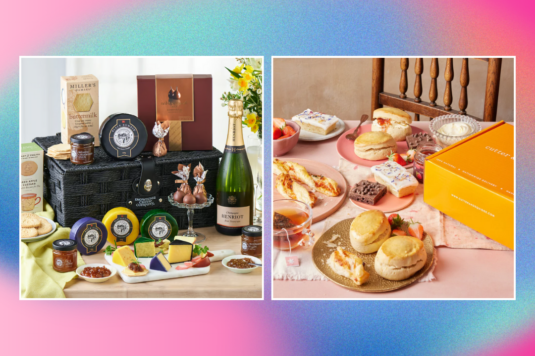 From champagne and cheese hampers to afternoon teas delivered to your door