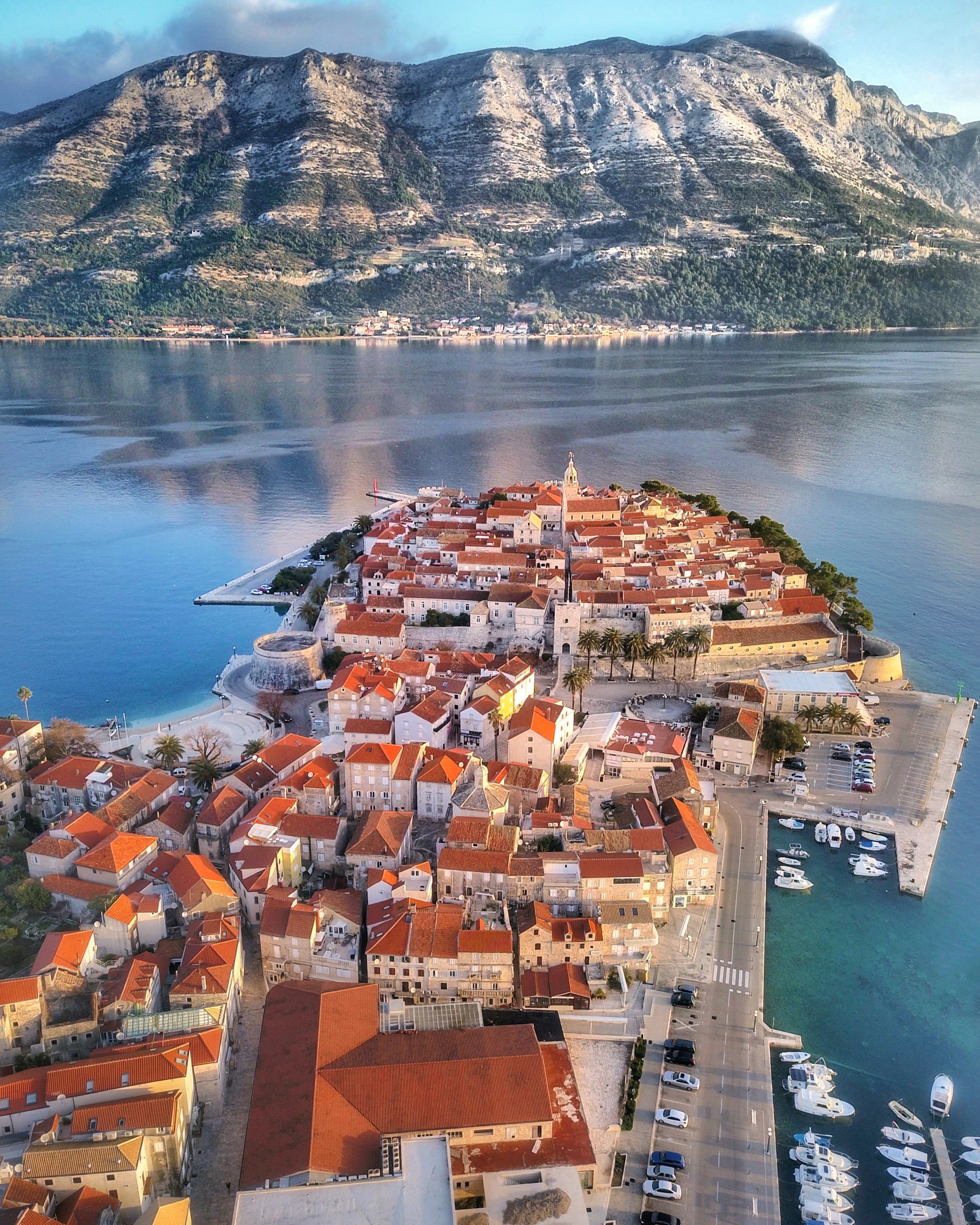Take a catamaran trip to Korčula, home to cobbled streets, unspoiled beachs and quiet coves