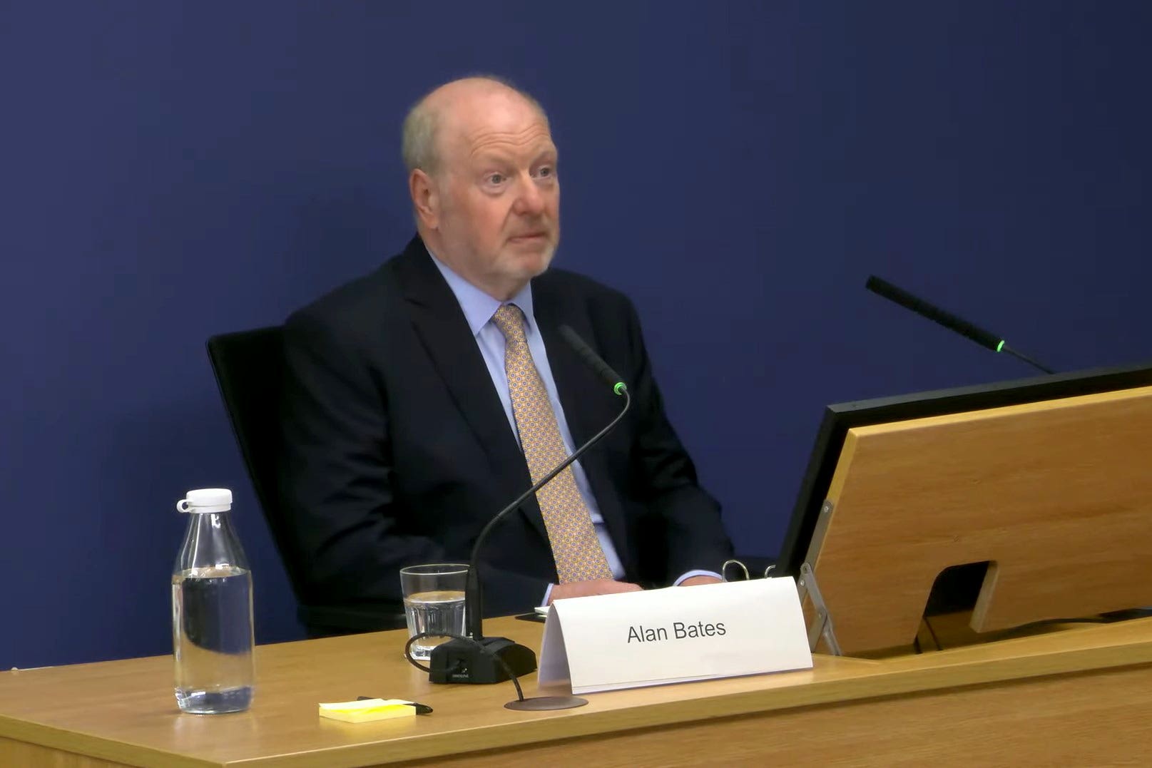 <p>Alan Bates at the Post Office Horizon IT Inquiry</p>