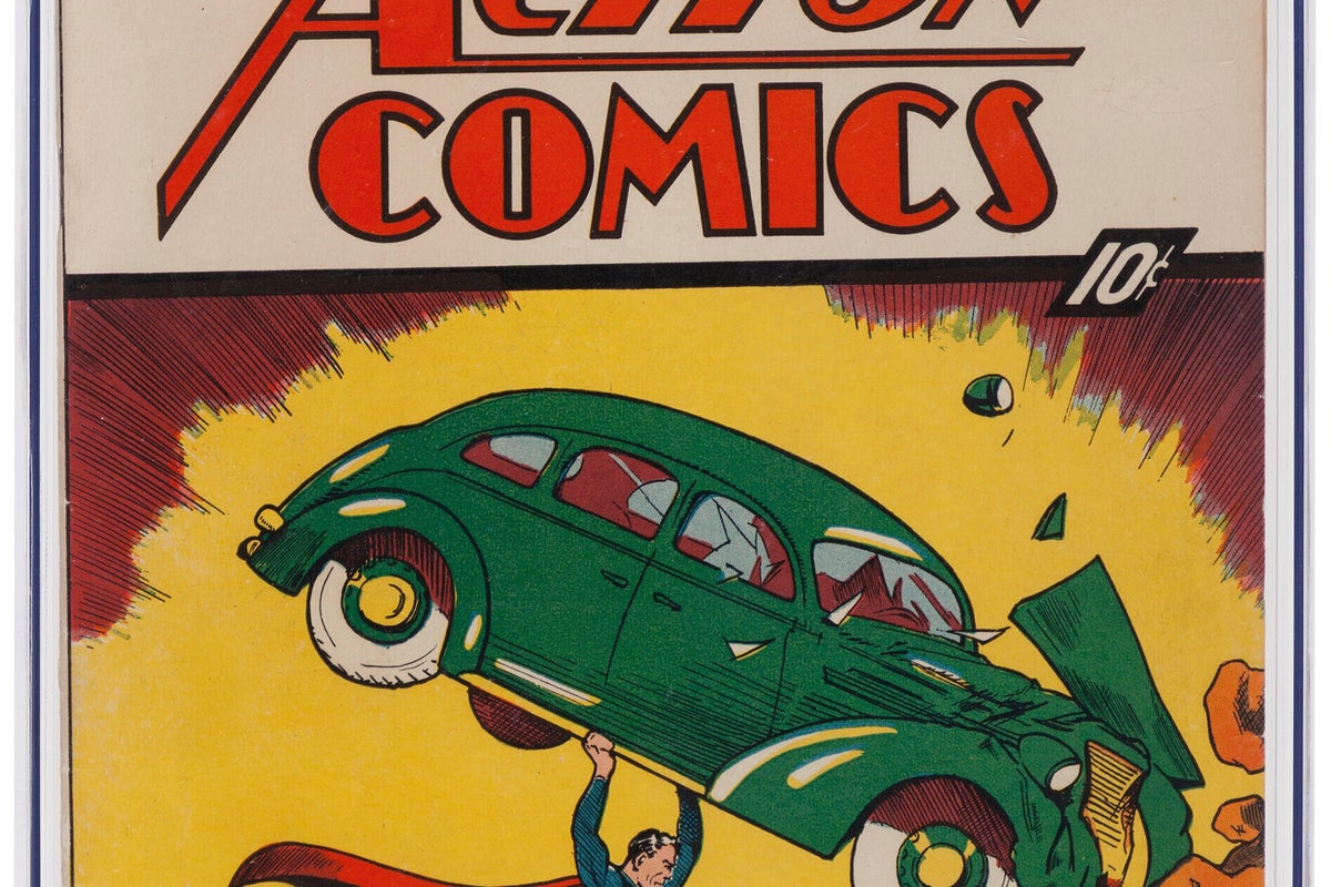 Rare copy of comic featuring Superman's first appearance sells for $6 ...