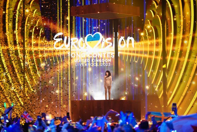 Swedish singer Loreen won Eurovision last year (Aaron Chown/PA)