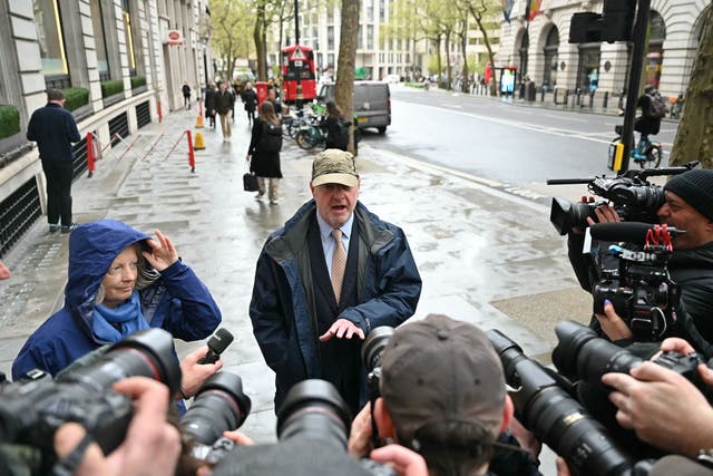 <p>Alan Bates in the spotlight once again as he arrives at the Post Office Horizon IT inquiry on Tuesday</p>