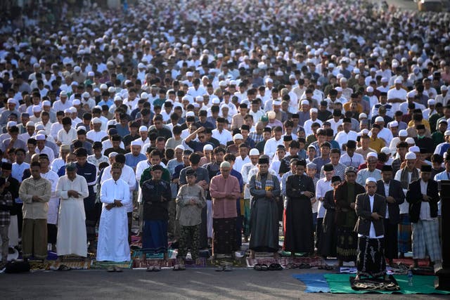 APTOPIX Indonesia Eid al-Fitr