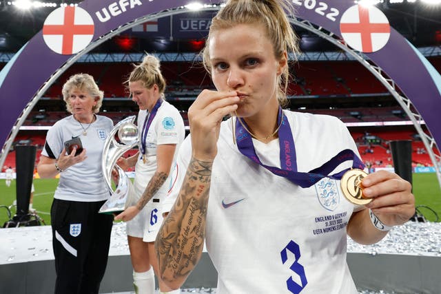 <p>Rachel Daly was one of the stars of England’s Euro 2022 success</p>