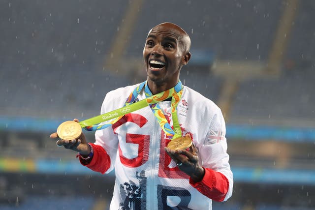 Winning Olympic gold medals, as Sir Mo Farah did in the 5,000 and 10,000 metres at the Rio Games in 2016, will earn athletes prize money in Paris (Martin Rickett/PA)