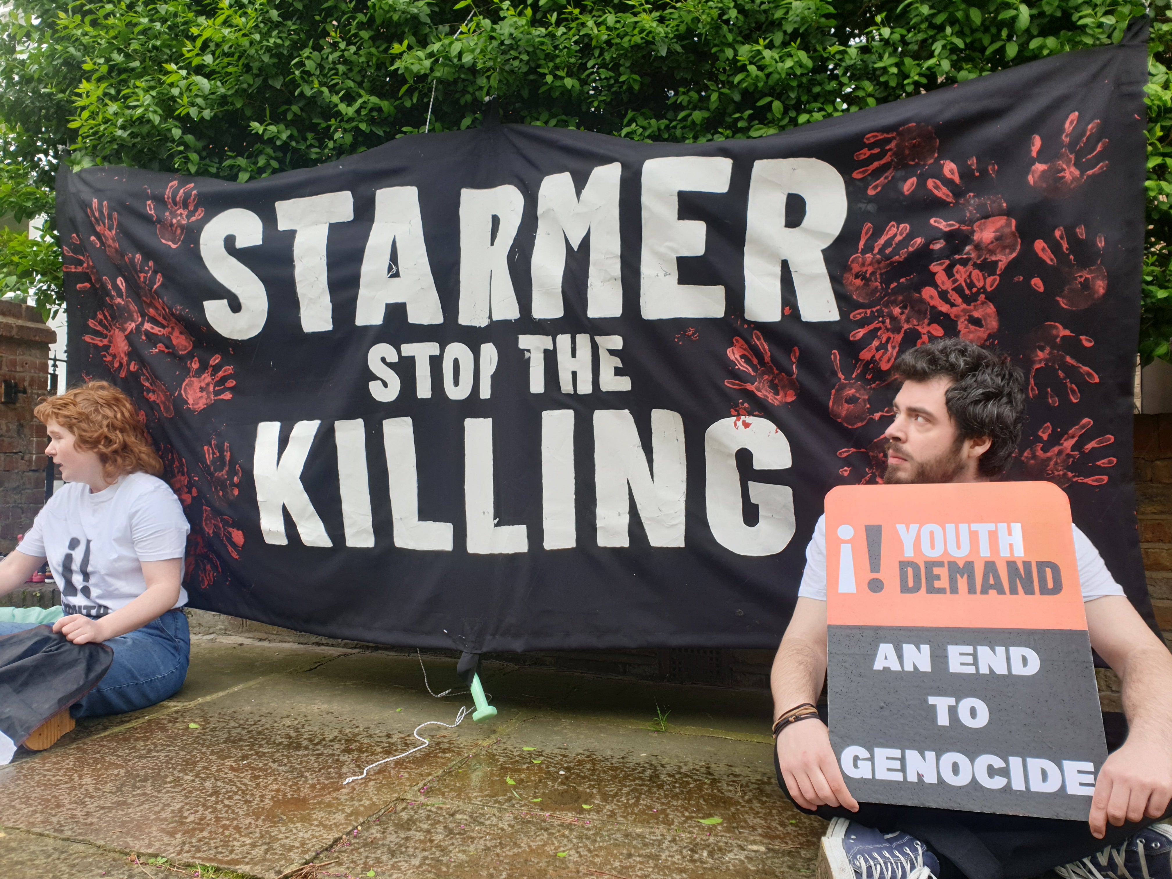 Three people have been charged after a protest outside Sir Keir Starmer’s home
