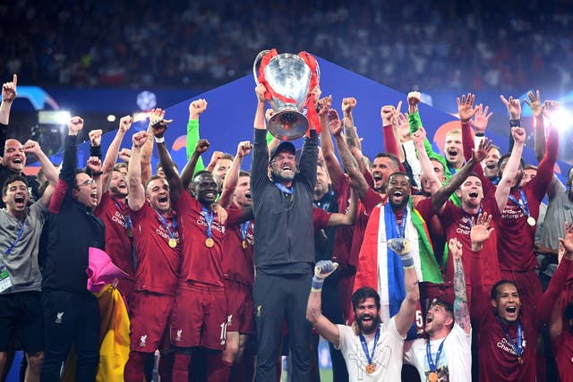 <p>Jurgen Klopp won the Champions League with Liverpool in 2019</p>