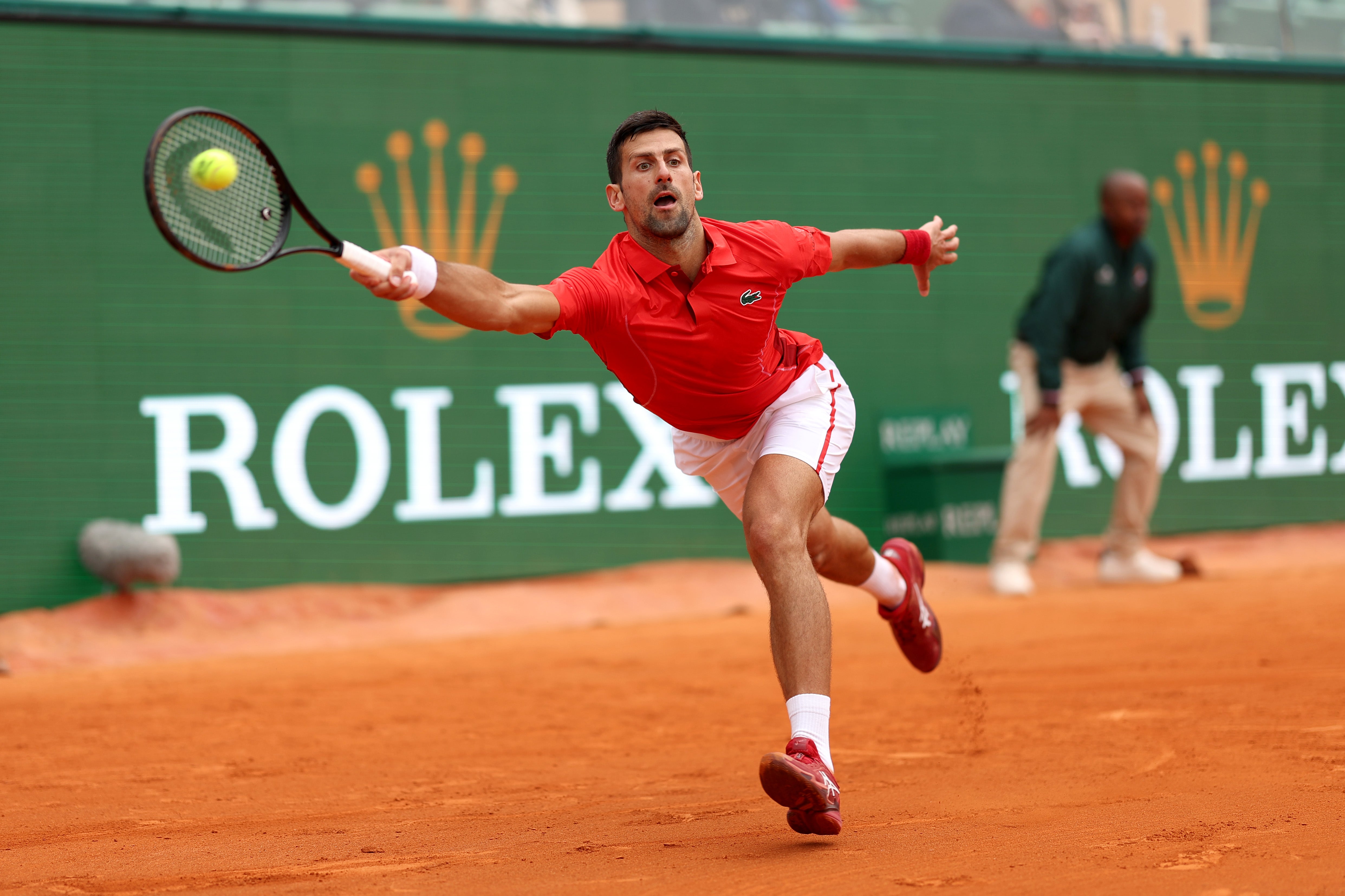 Novak Djokovic advanced in style at the Monte Carlo Masters