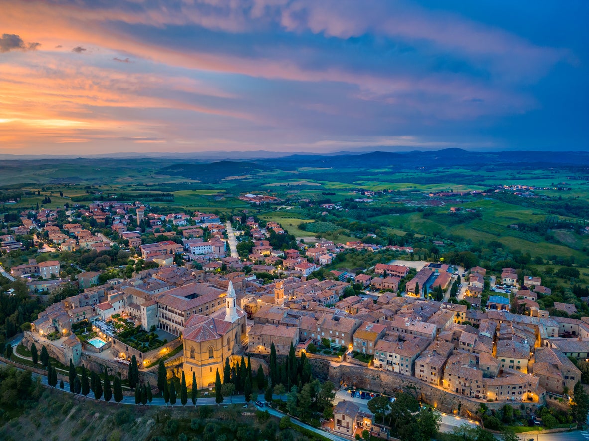 Pope Pius II originally commissioned a Florentine architect to transform his hometown of Corsignano into what is now Pienza