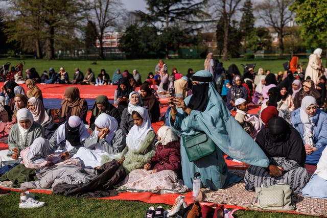 <p>Anti-Islamic rioters gathered at the front of  a City Hall, chanting “Islam Out”.</p>