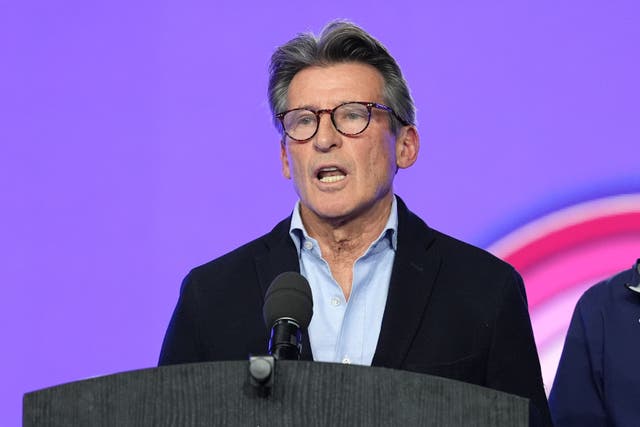 World Athletics president Lord Coe has backed the introduction of prize money for track and field gold medal winners at this summer’s Olympic Games (Martin Rickett/PA)