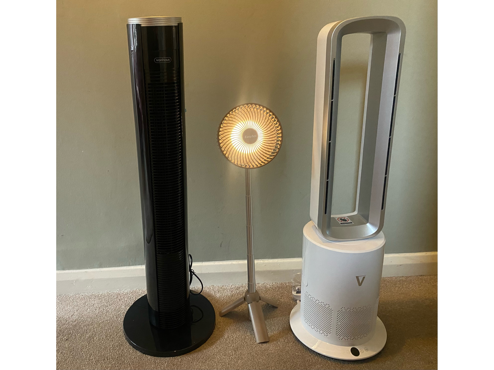 A selection of the best fans that we tested for this review