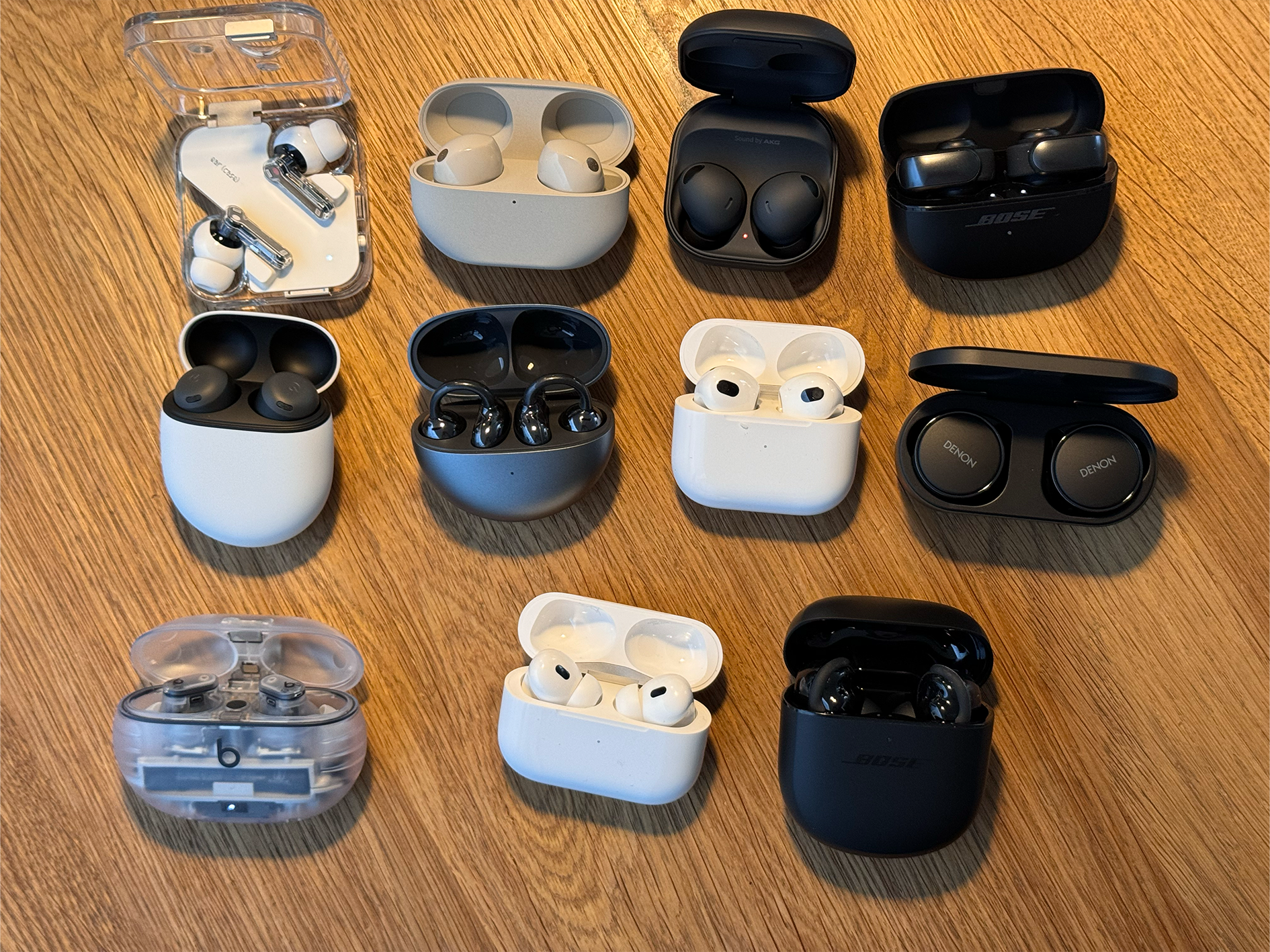 A selection of the best wireless earbuds we tested for this review
