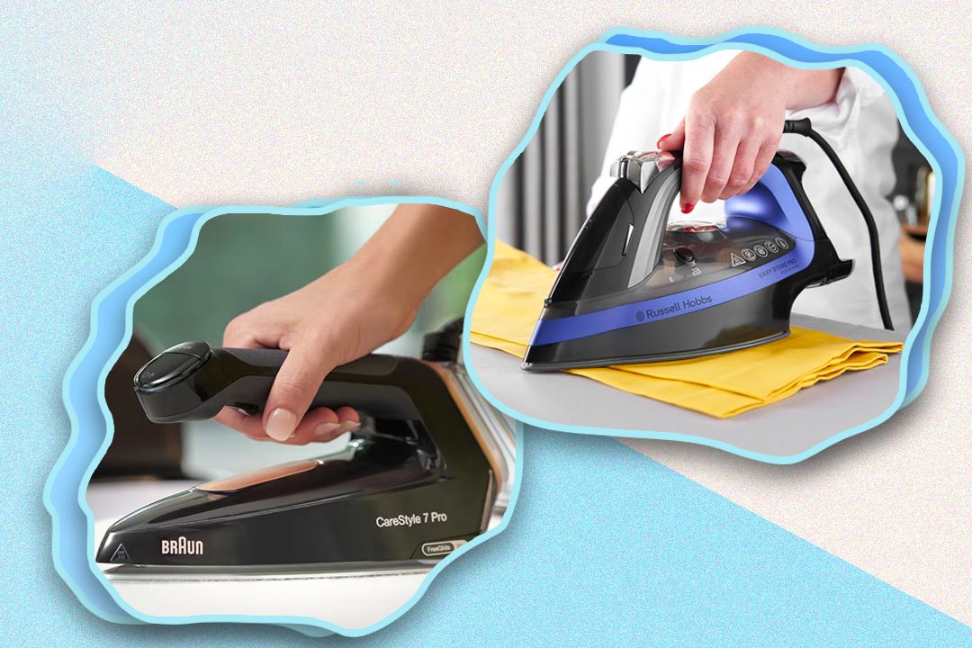 7 best steam irons that make light work of stubborn creases in your clothes