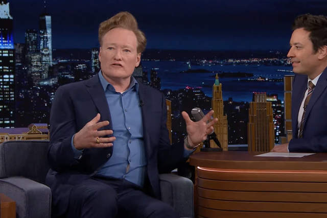 <p>Conan O’Brien and Jimmy Fallon on ‘The Tonight Show’ </p>
