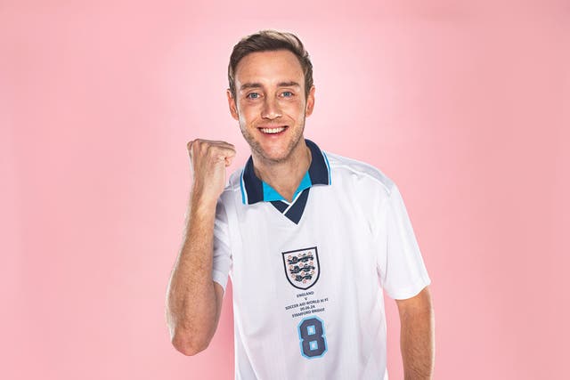 Stuart Broad will be wearing the Three Lions again at Soccer Aid (Soccer Aid handout/PA)