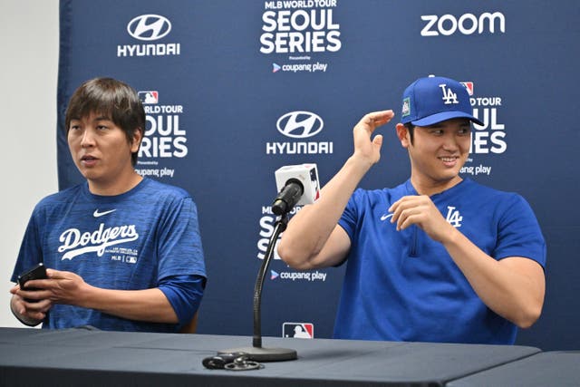 <p>Ippei Mizuhara (left) allegedly stole millions of dollars from Los Angeles Dodgers’ Shohei Ohtani (right) while working as his interpreter.</p>