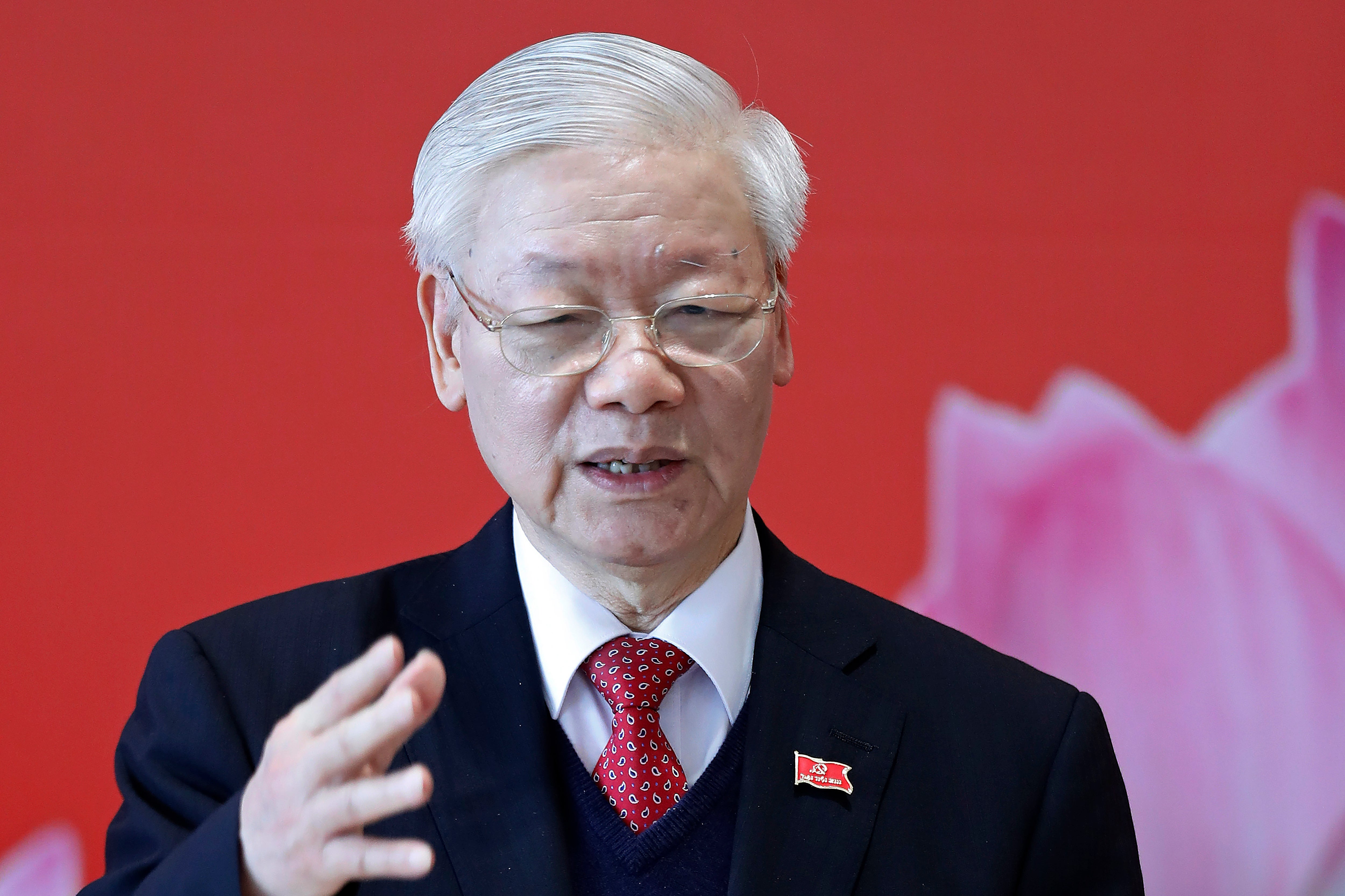 Communist Party general secretary Nguyen Phu Trong has led the campaign against corruption