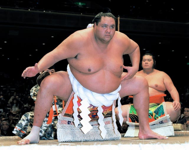 <p>Akebono, pictured in 2000 </p>