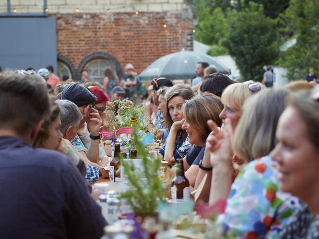 <p>Food for thought: The Long Table in Stroud, which opened in 2018, has a unique way of doing things </p>