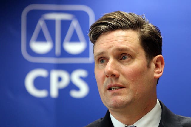 Sir Keir Starmer ran the CPS between 2008 and 2013 (Lewis Whyld/PA)