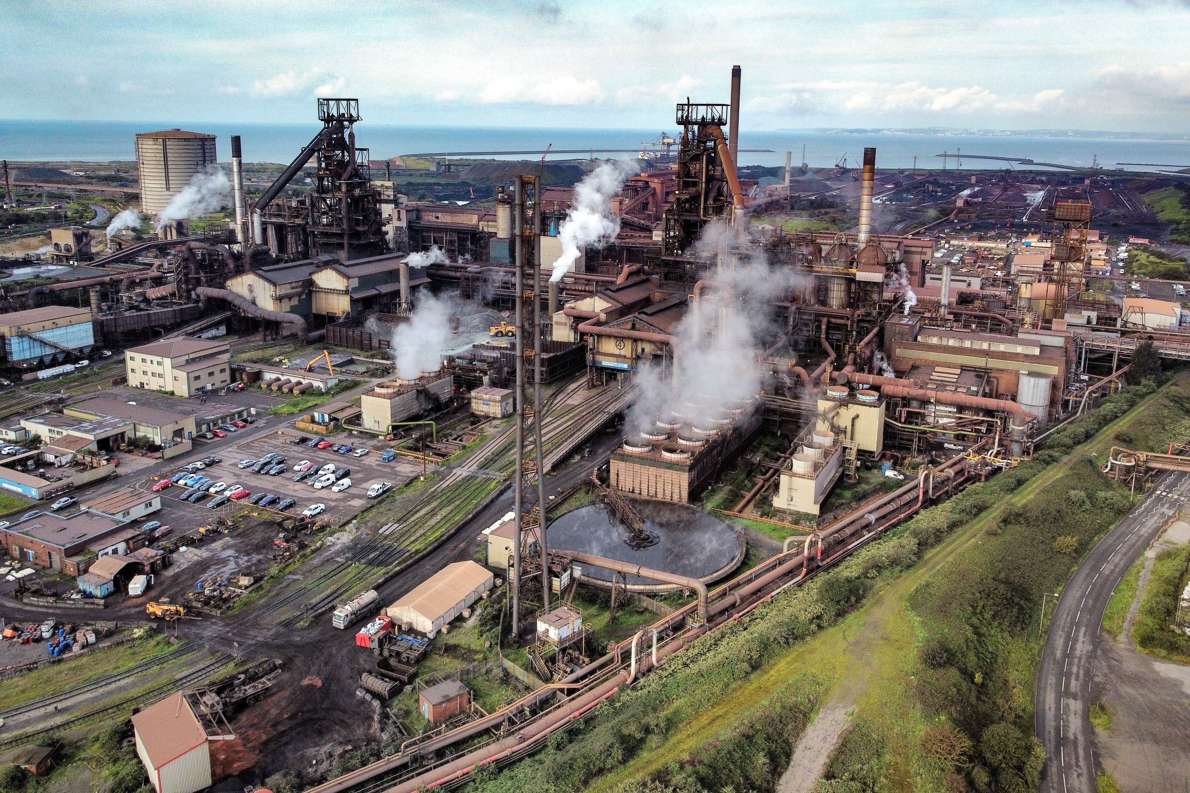 Unite said around 1,500 of its members based in Port Talbot and Llanwern in South Wales backed industrial action (PA)