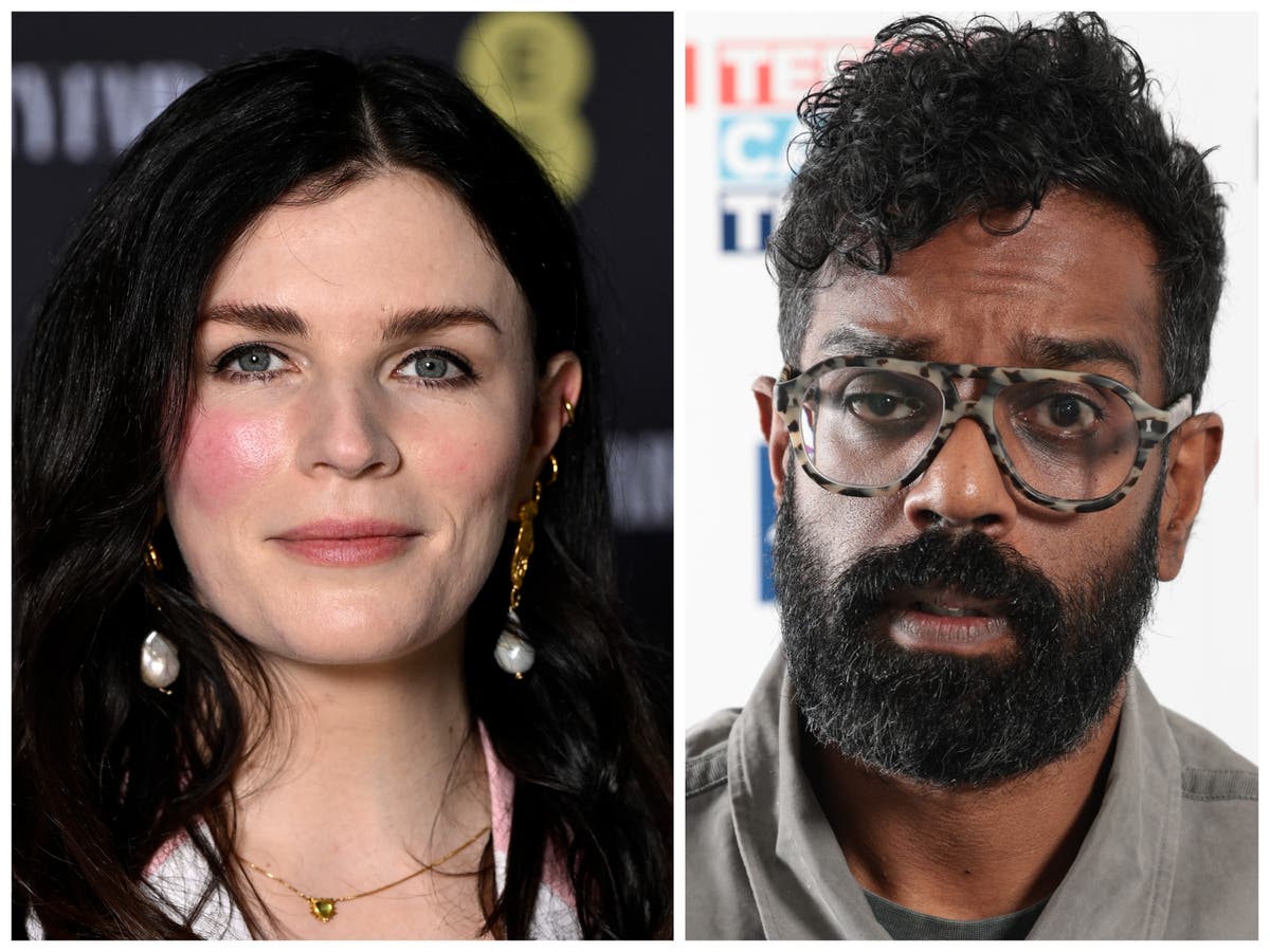 Aisling Bea explains why she struggled to film intimate scene with Romesh Ranganathan