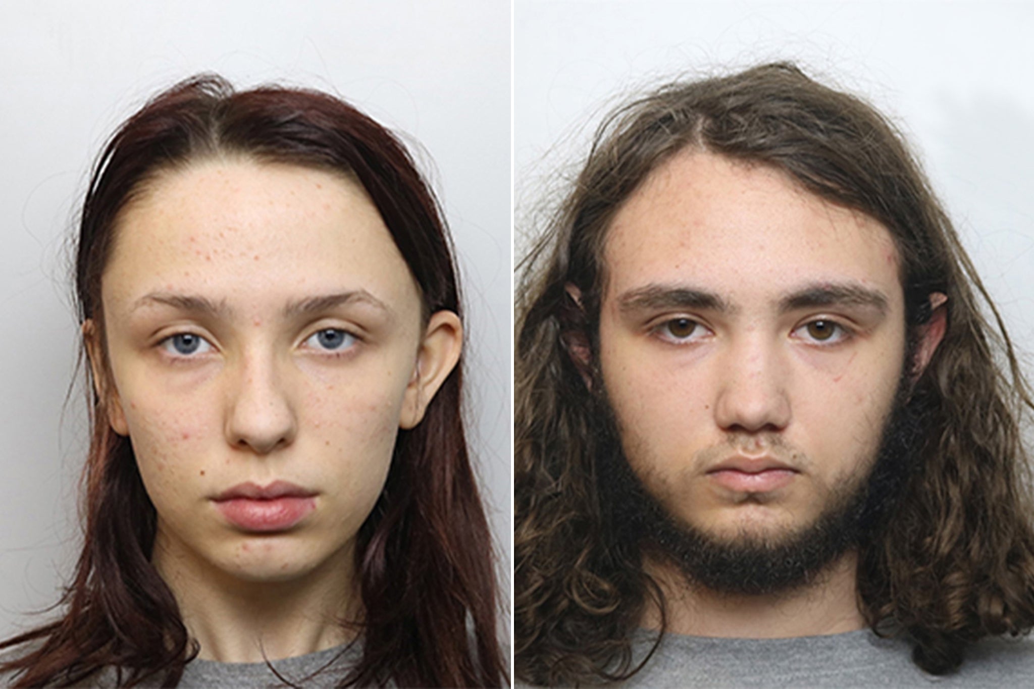 Scarlett Jenkinson and Eddie Ratcliffe, who have been named as the murderers of Brianna Ghey