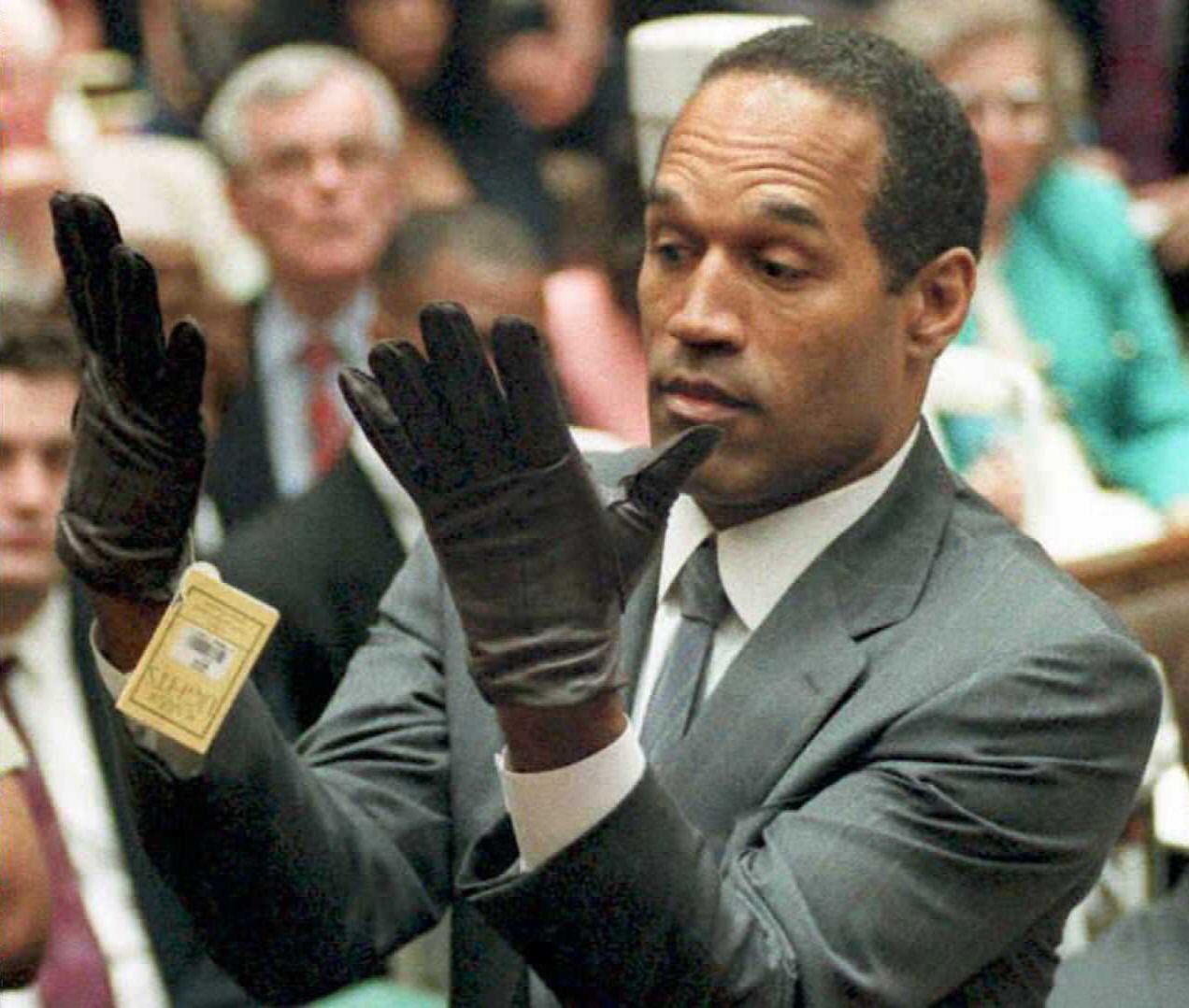 OJ Simpson famously tried on the gloves during the trial over the murder of Nicole Brown Simpson that became known as the “trial of the century”