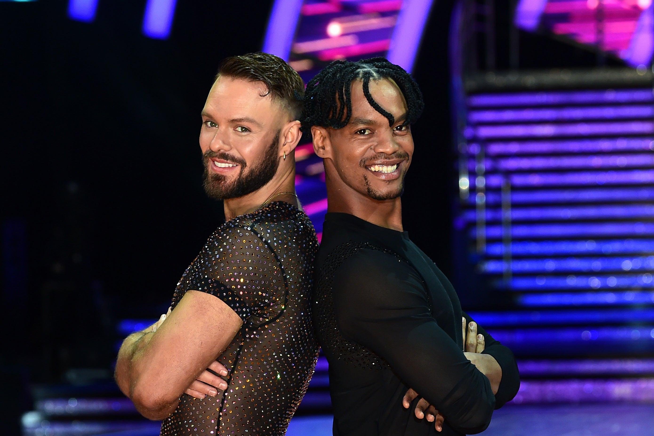 John Whaite and Johannes Radebe on the Strictly tour in 2022