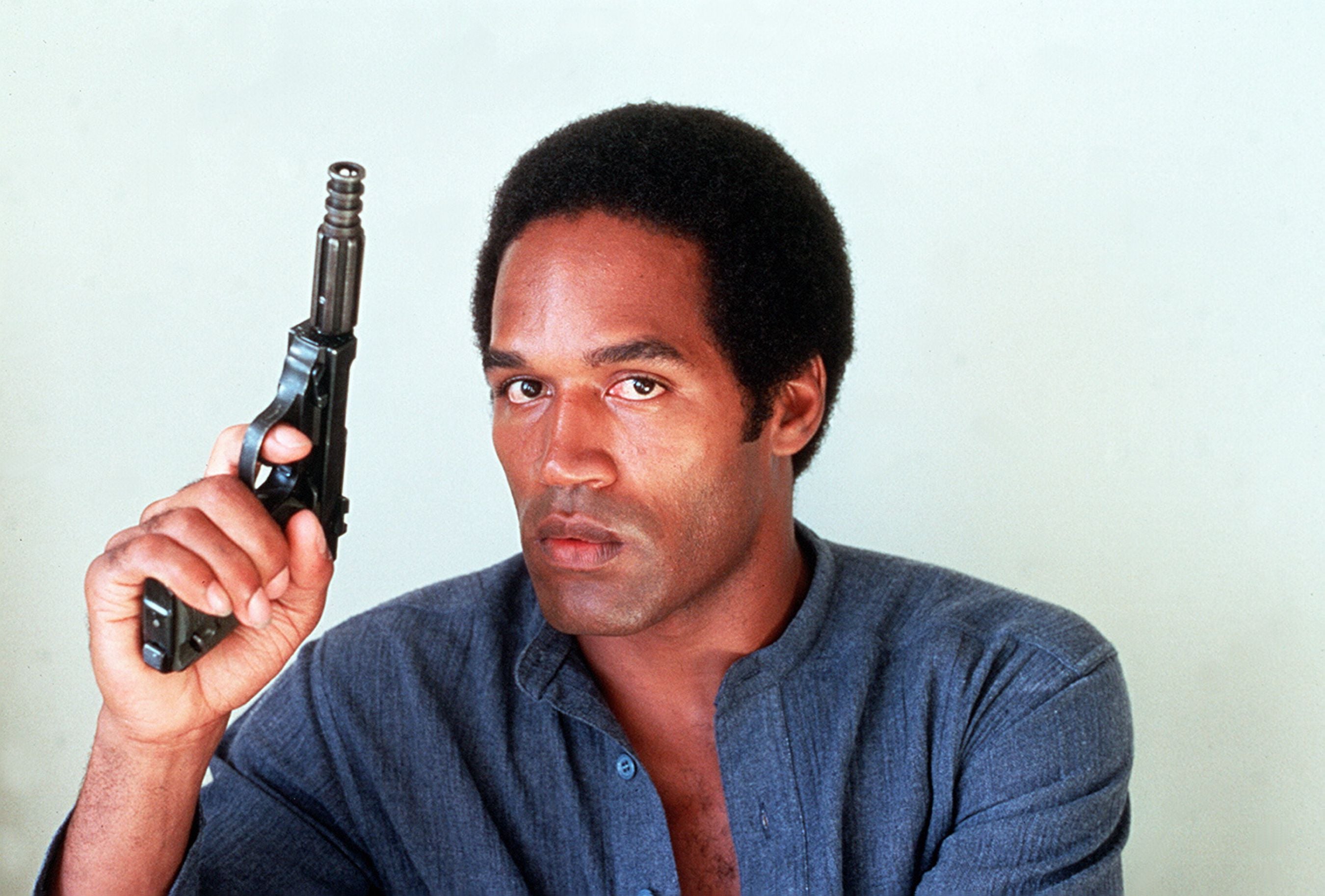 OJ Simpson poses for a promotional photo for ‘Firepower’ in 1979