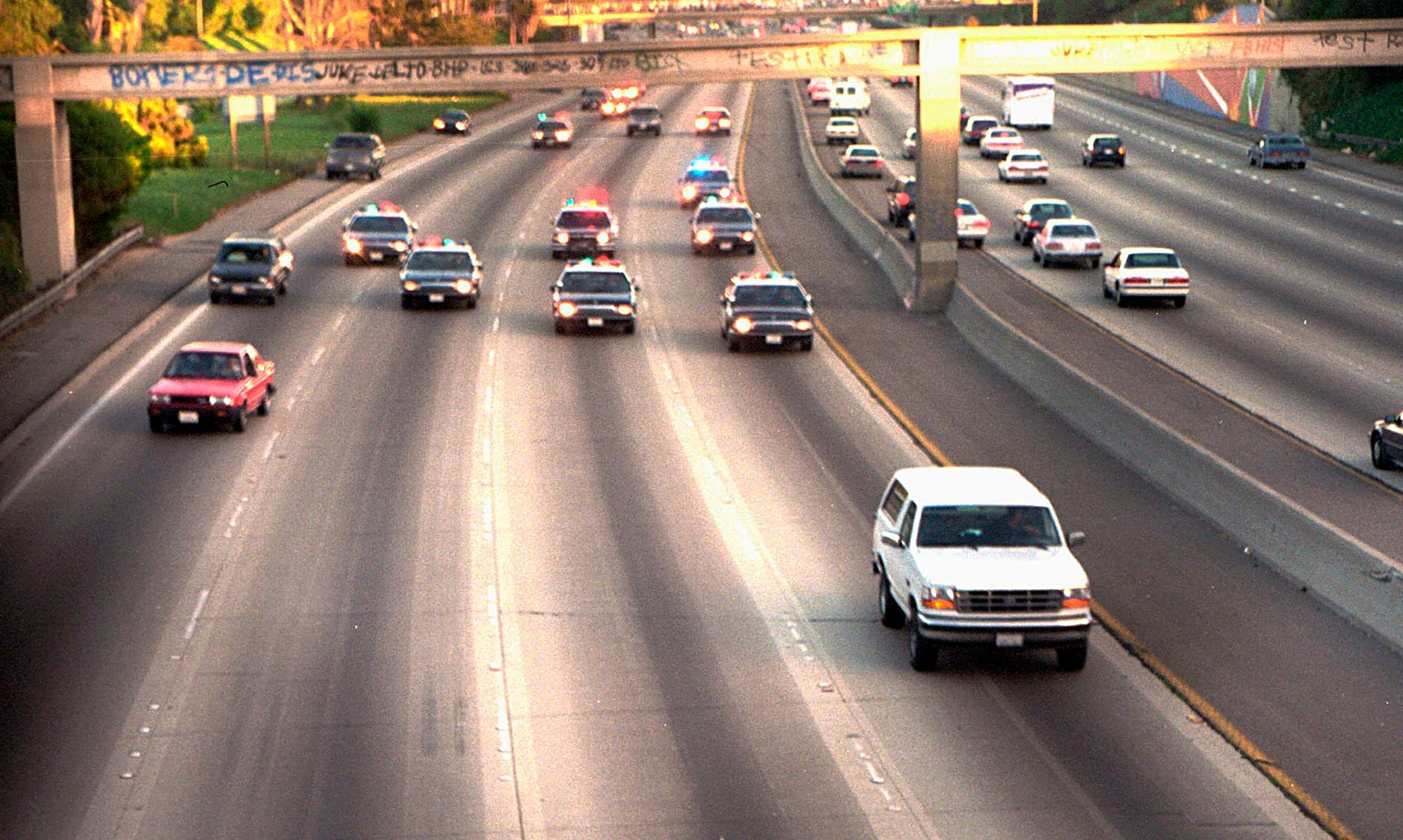The Los Angeles car chase