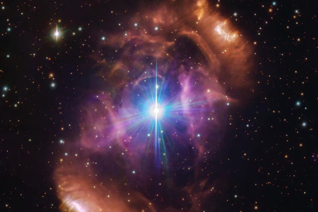 The nebula surrounding HD 148937 as seen in visible light (ESO/VPHAS+ team)