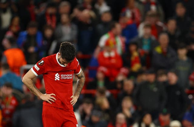 <p>Liverpool slumped to their first defeat at Anfield since Real Madrid last year</p>