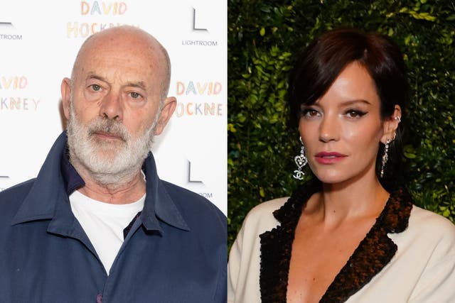<p>Keith Allen and Lily Allen</p>