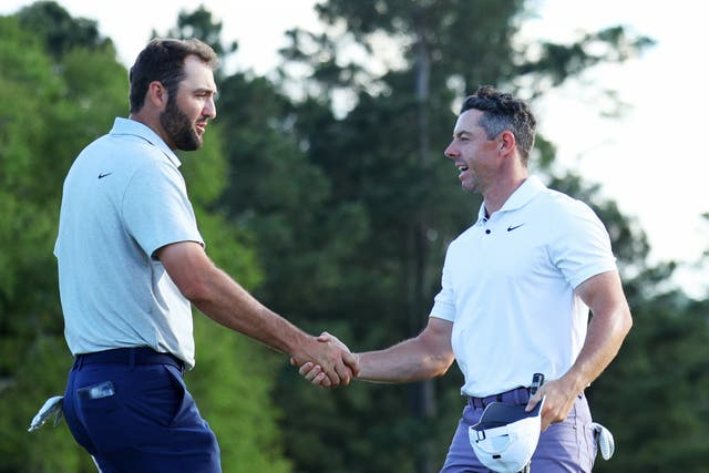 <p>Scottie Scheffler and Rory McIlroy will both be eyeing major success </p>