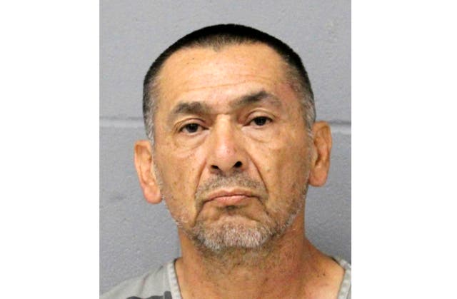 <p>This booking photo provided by the Austin, Texas, Police Department shows Raul Meza Jr</p>