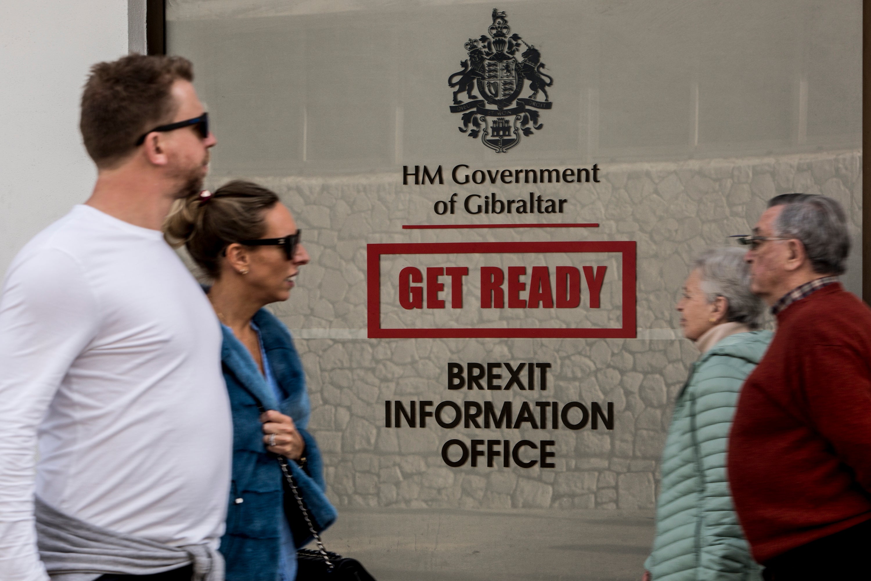 Brexit information office in the British territory of Gibraltar